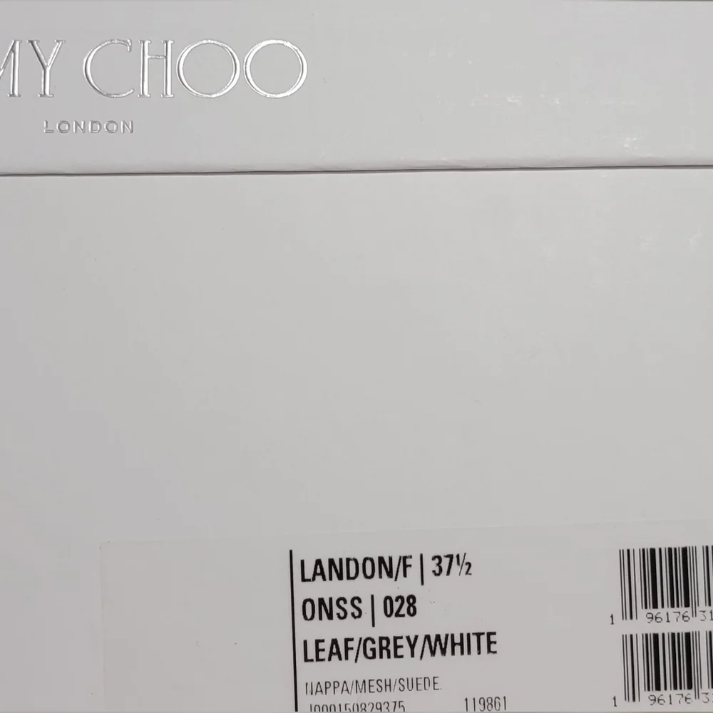 AUTHENTIC JIMMY CHOO Landon Low Top Sneakers Women's 37.5 / 7.5 - Picture 7 of 8